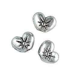 AussieSuperStore Jewellery Making Supplies JF Spacer Heart 7mm JF Spacer Heart 7mm | Jewellery Making Accessories 9323823091866 JF452
